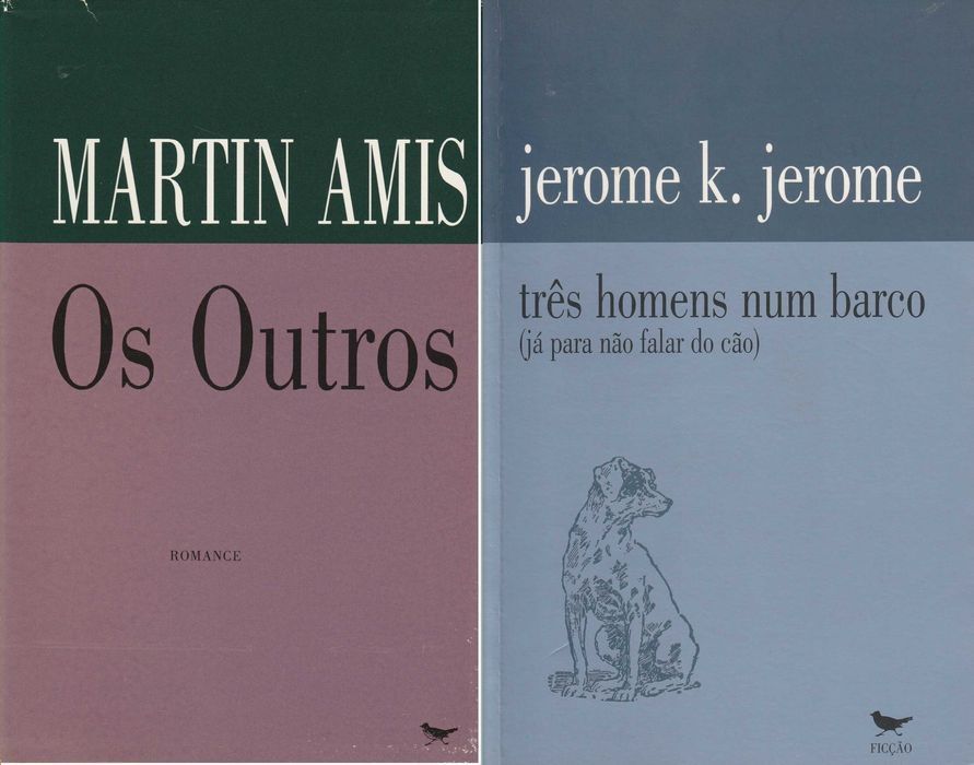 2 Livros ed. Cotovia: Jerome K. Jerome, Martin Amis [Preço Conj]