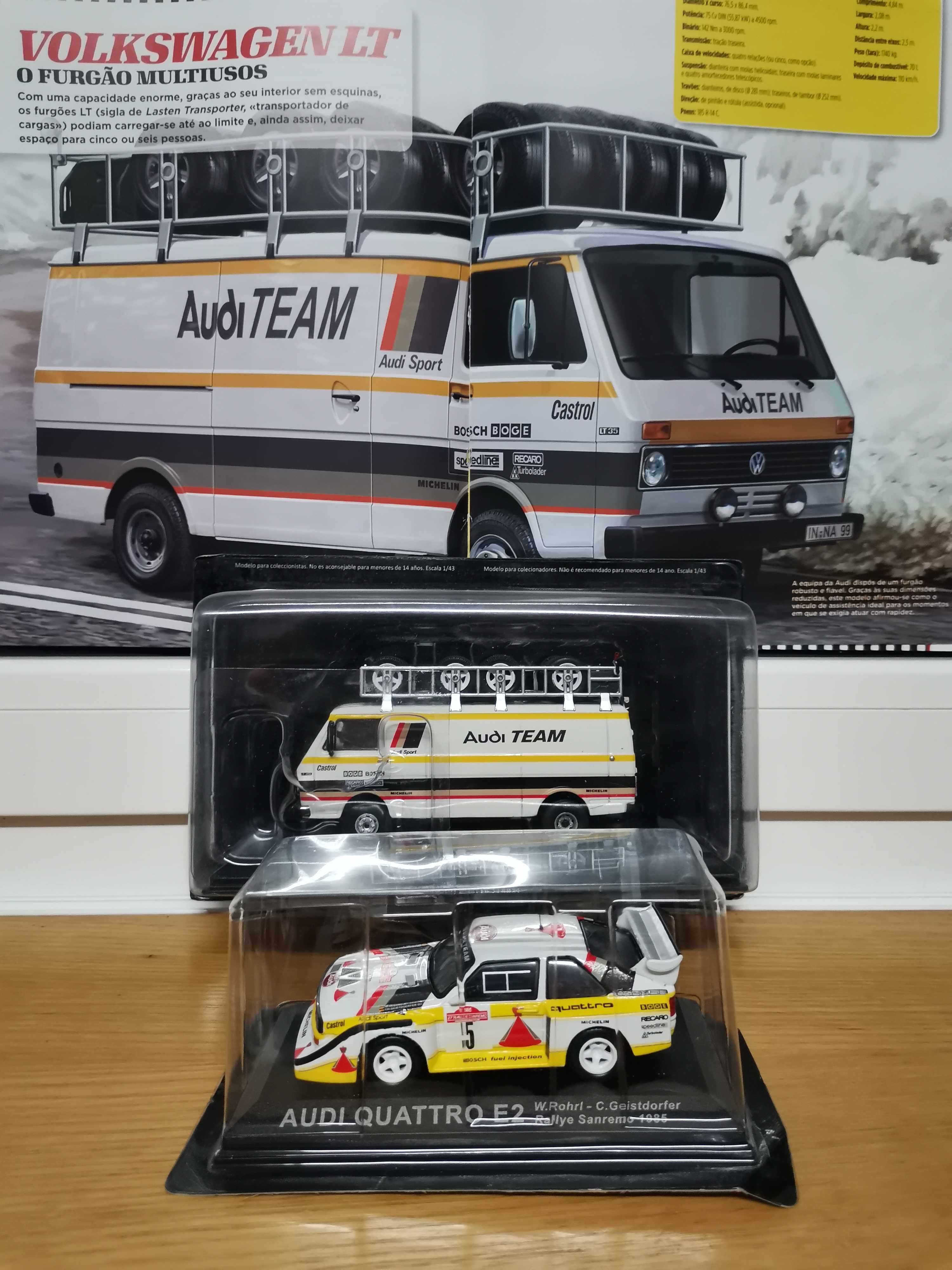 Volkswagen LT 45 + Audi Quattro E2 Team Audi Sport Rally Escala 1 43