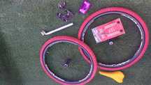 Várias peças btt retro