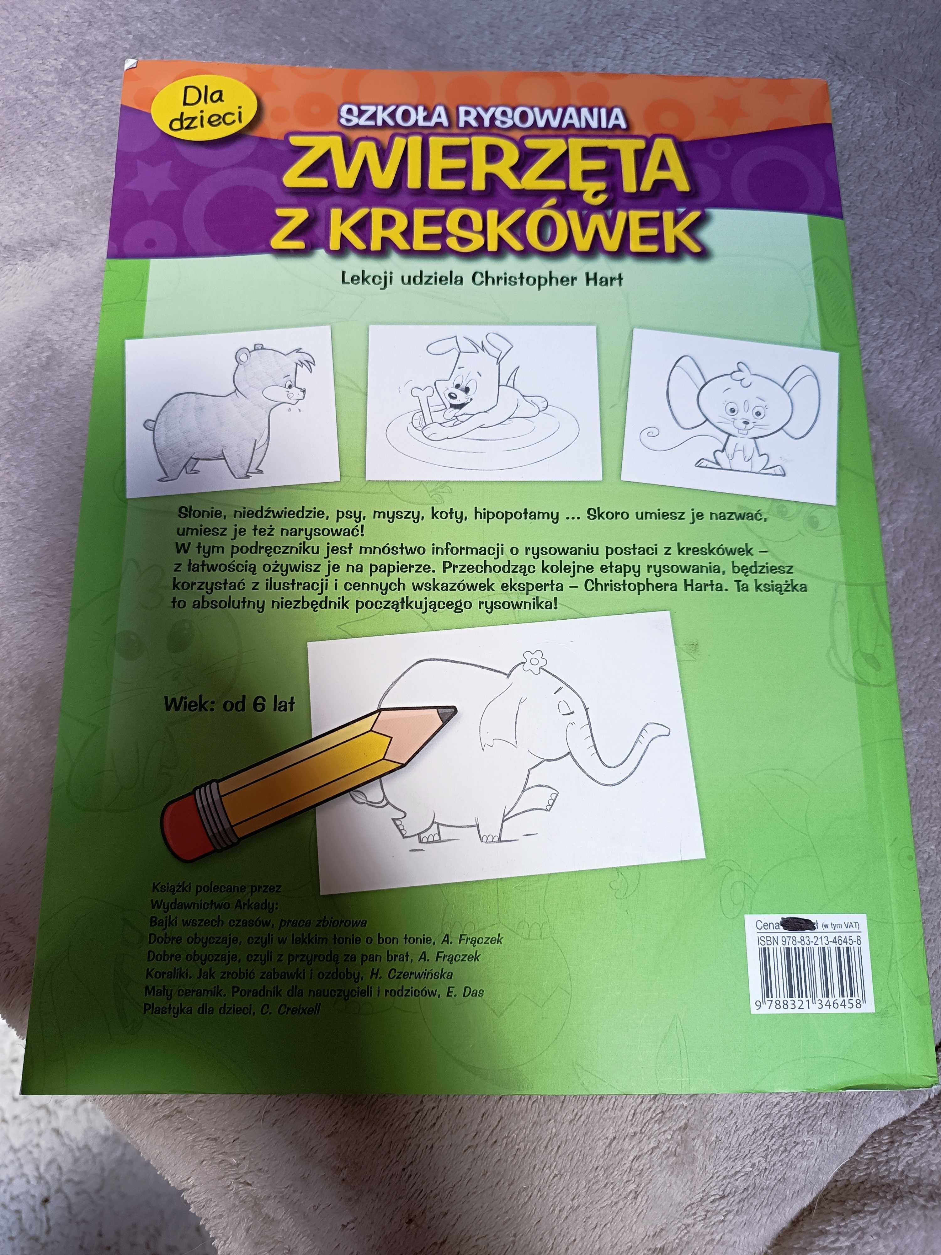 Szkoła rysowania "zwierzęta z kreskówek"