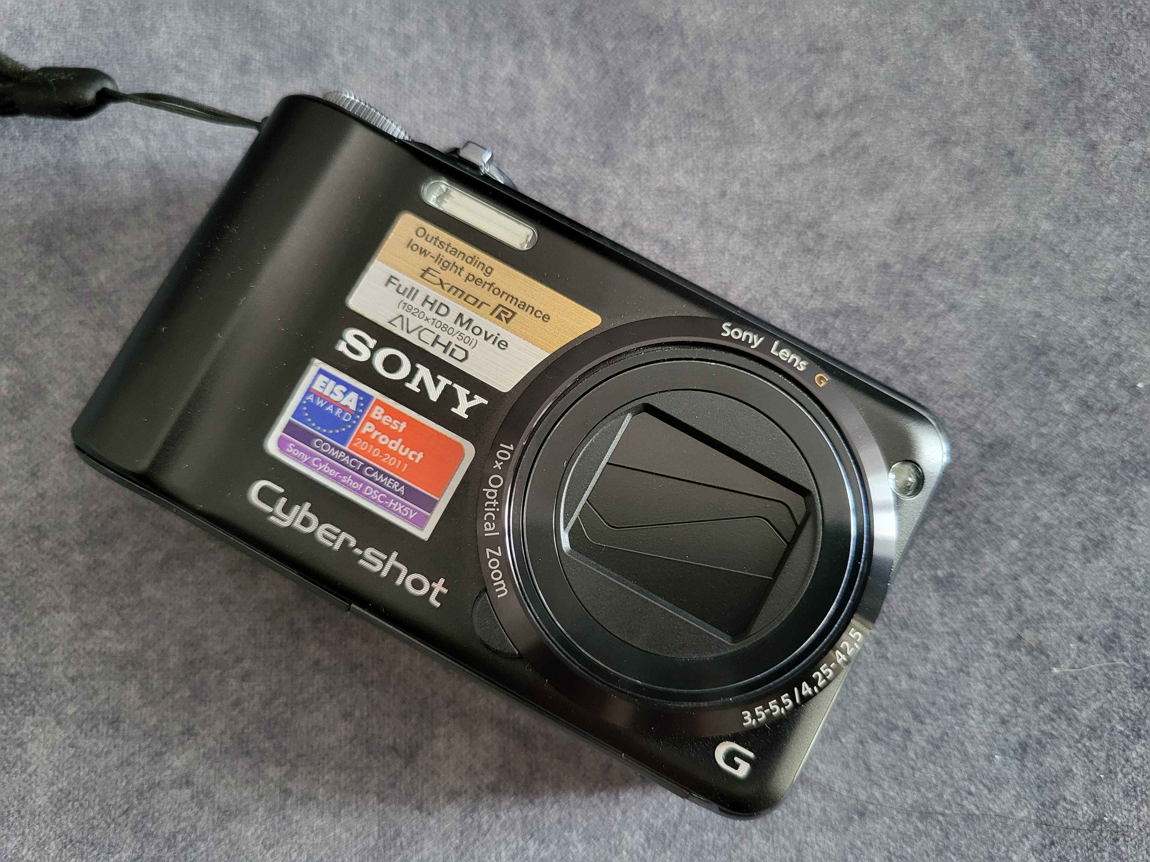 Mini aparat Sony Cyber-shot DSC-HX5V +karta +etui
