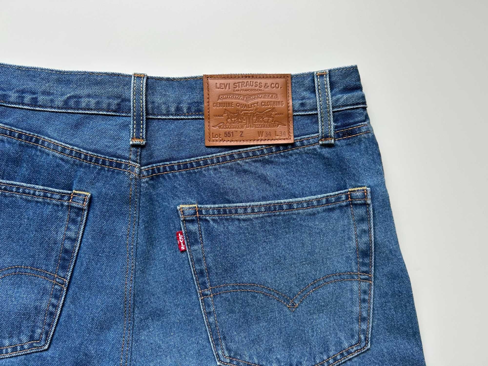 Джинси Levi's® PREMIUM 551™ Z Relaxed Straight | Оригінал | W32 L34