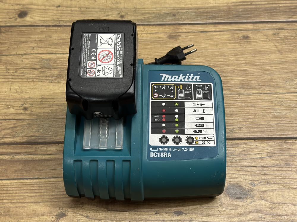 Bateria, akumulator 5AH 18V i szybka ładowarka DC18RA firmy Makita