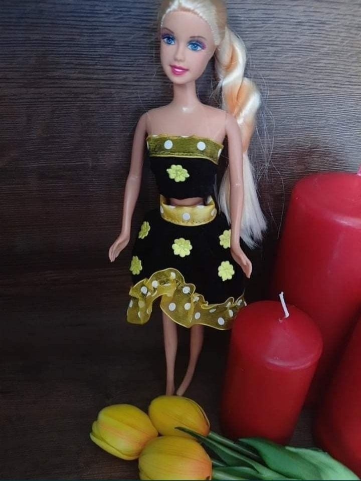 Ubranko dla lalki Barbie nowe szyte jako rękodzieło