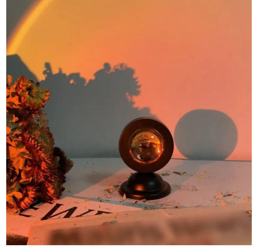 Проекційний міні світильник Sunset Lamp  проектор RGB лампа HA-119
