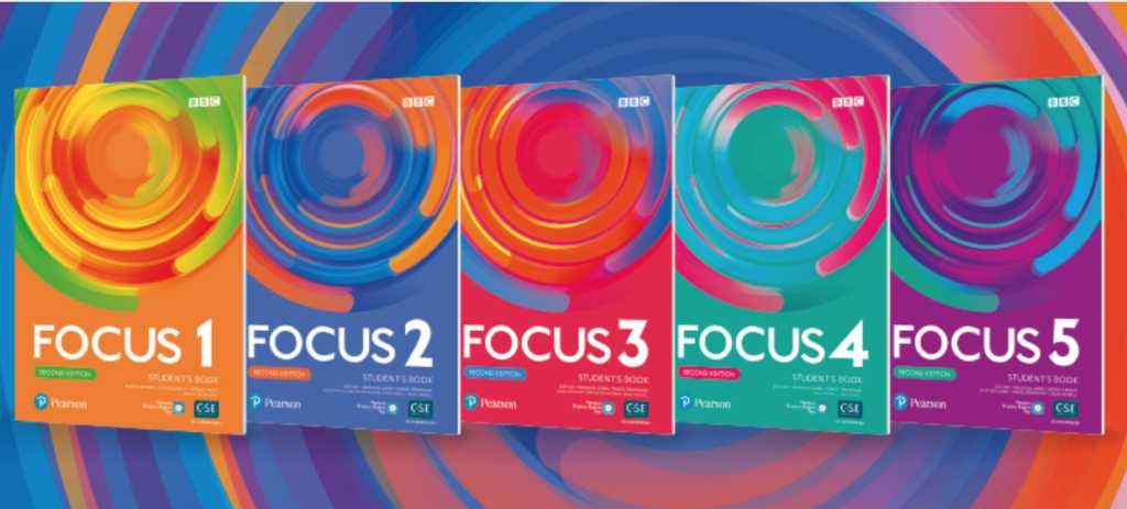 Focus 1, 2, 3, 4, 5 Student's Book + Workbook 2 ed