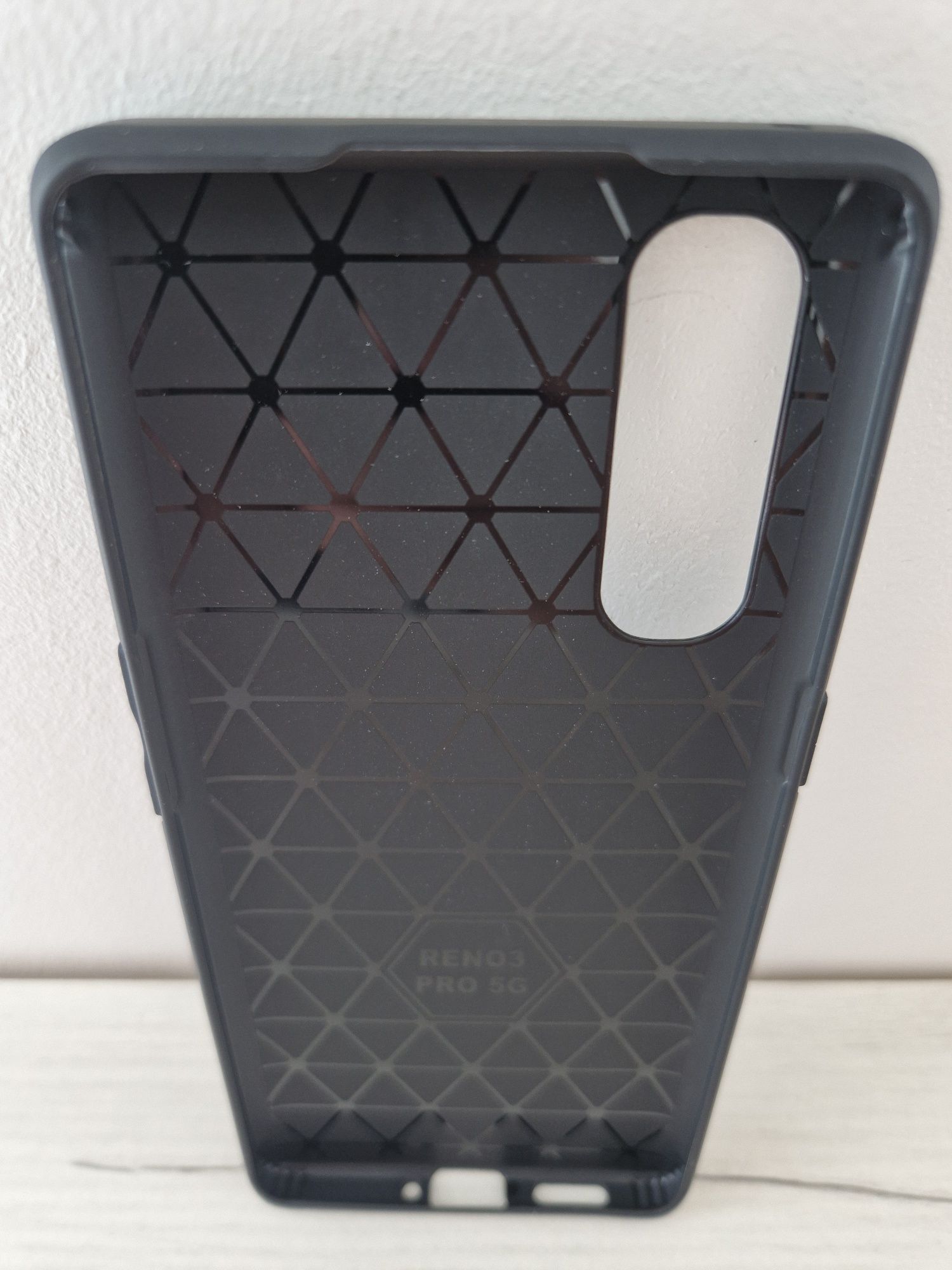 Back Case CARBON do OPPO RENO3 PRO 5G Czarny