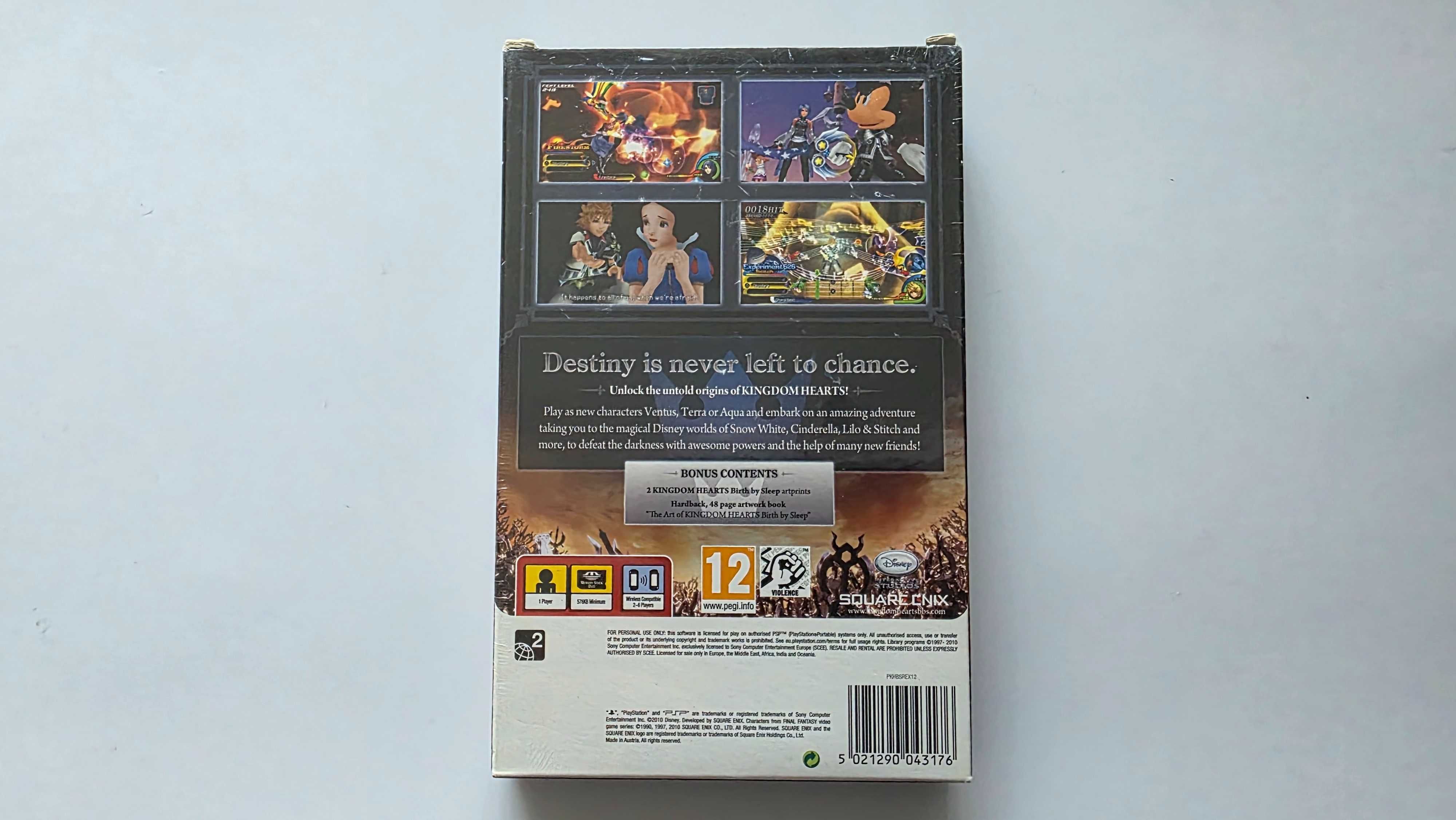 PSP Kingdom hearts birth by sleep special edition nowa