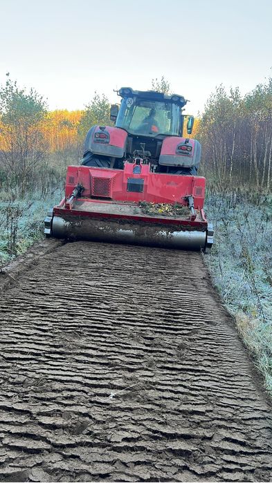 Mulczer wglebny mulczowanie frez wglebny karczowanie samosiejki