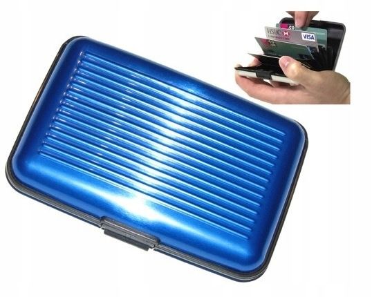 Aluminiowy Portfel Etui Na Karty Chroni Przed Kopi