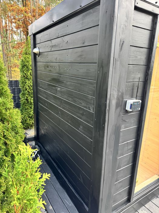 Sauna ogrodowa elektryczna harvia ocieplona