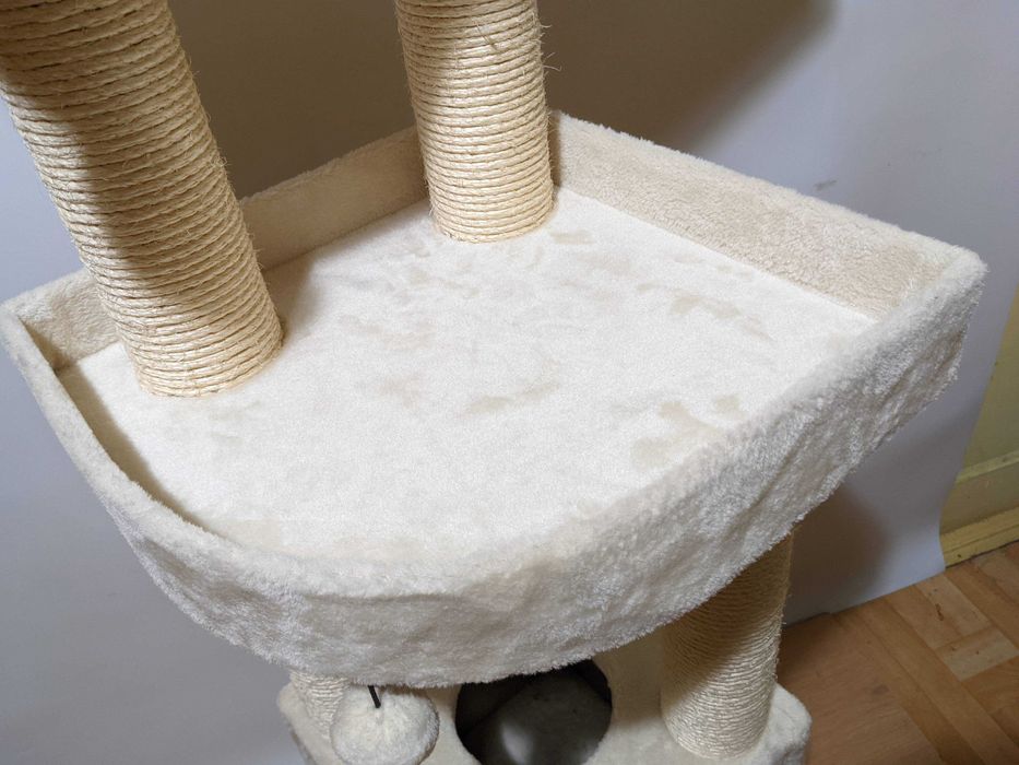 Catherine Drapak dla Kota 54x45x194cm Kremowy DUŻY WYSOKI NAROŻNY Zmod