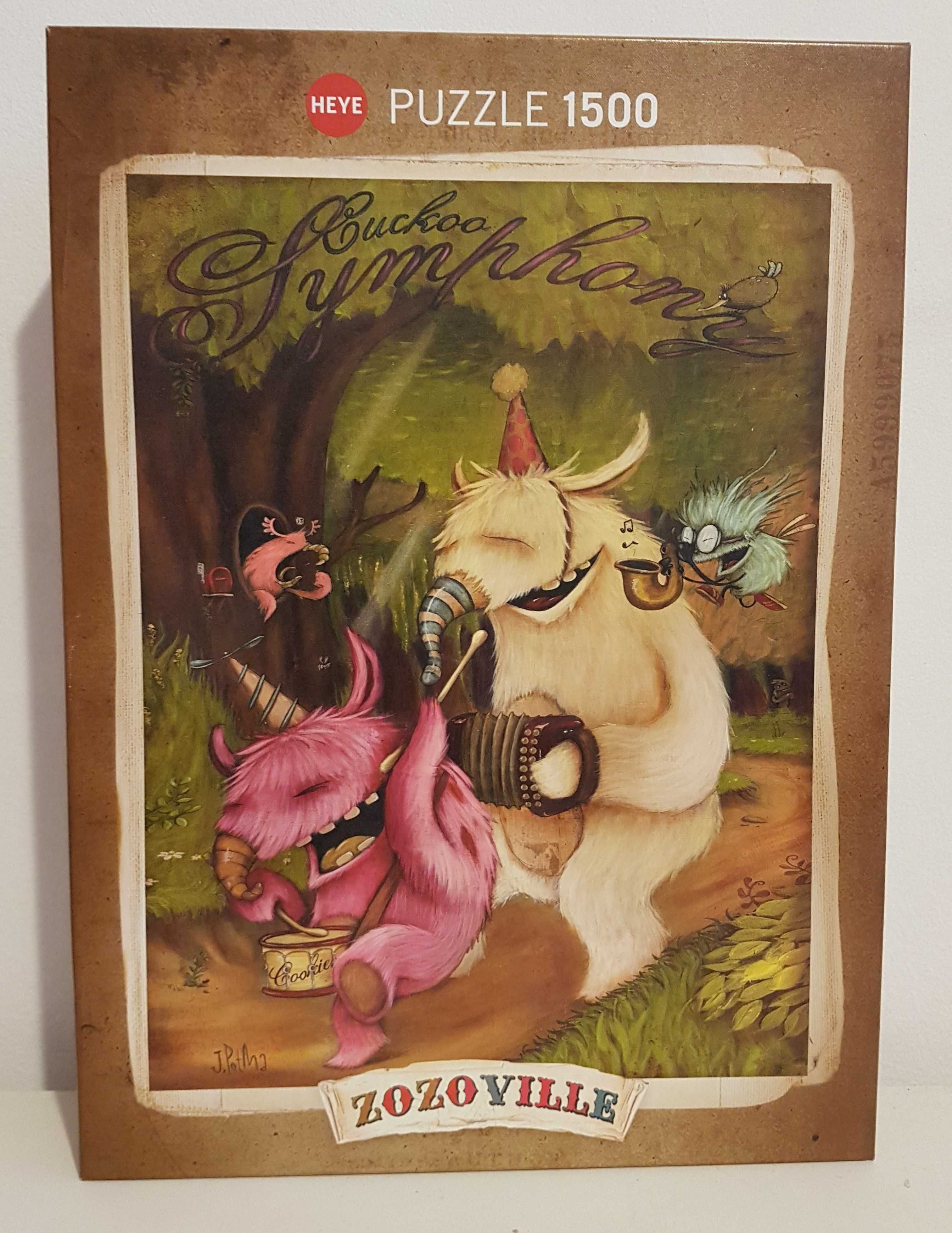 Puzzle Zozoville Cuckoo Symphony 1500 Heye Symfonia kukułkowa