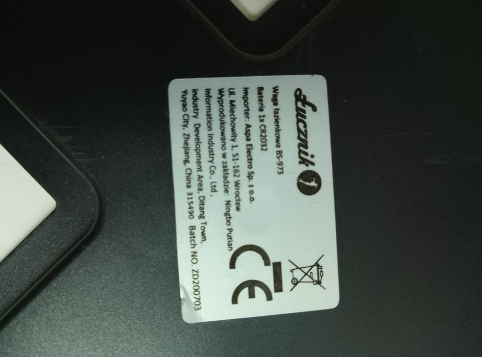 Waga łazienkowa elektroniczna Łucznik