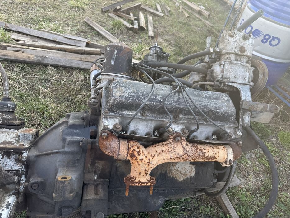 Мотор зо зіла разом із коробкою