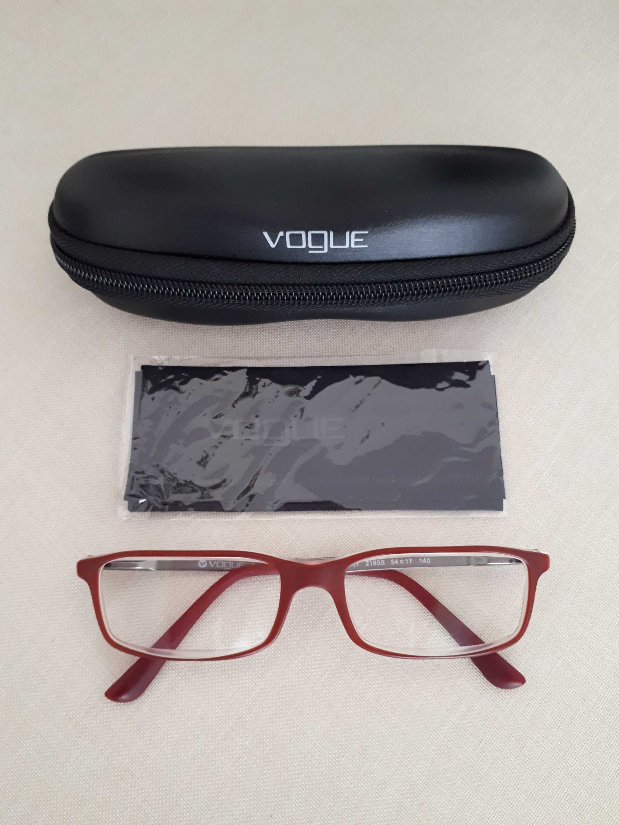 Okulary korekcyjne z oprawkami Vogue i szkłami Hoya OP -0,25, OL -0,75