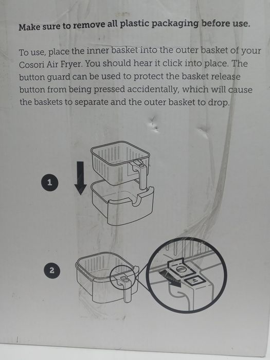 Kosz do frytkownicy Cosori.