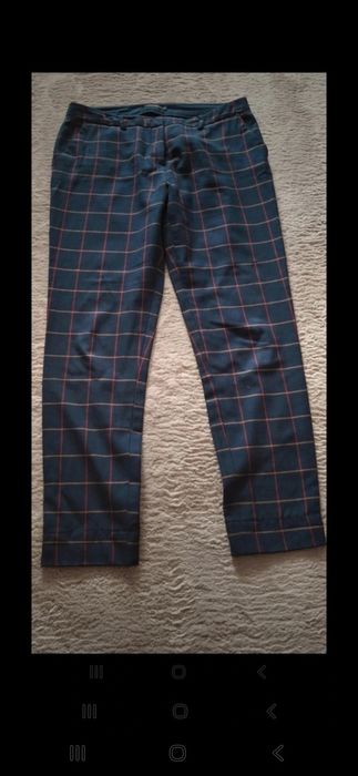 Spodnie damskie  w kratę