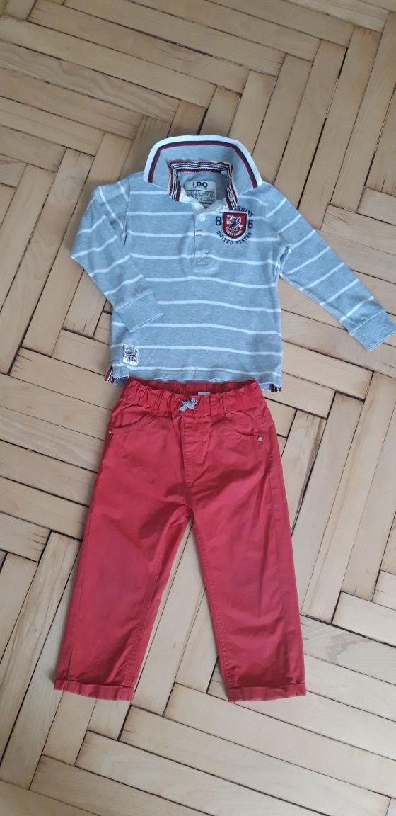 Детские поло с длинным рукавом (кофта) и штаны на мальчика, р. 86