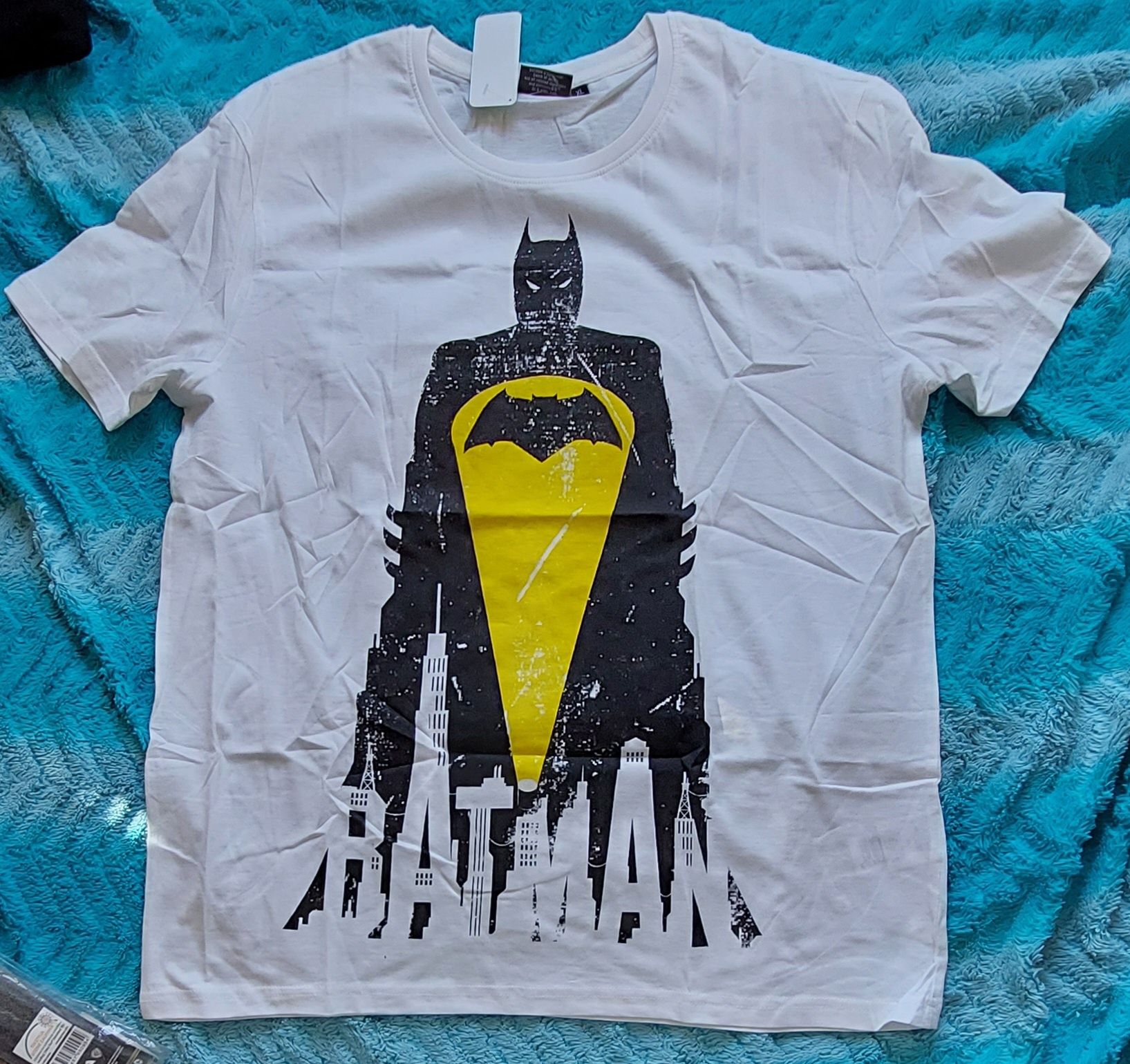 Nowy tshirt Batman XL krótki rękaw koszulka