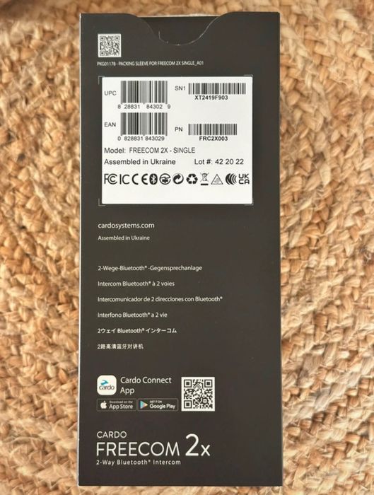 Cardo Freecom 2x Novo nunca usado!