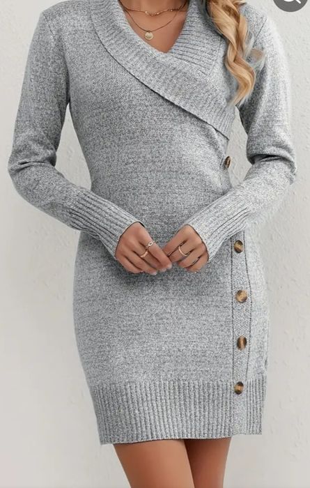 Sukienka z dzianiny, stan idealny rozmiar M