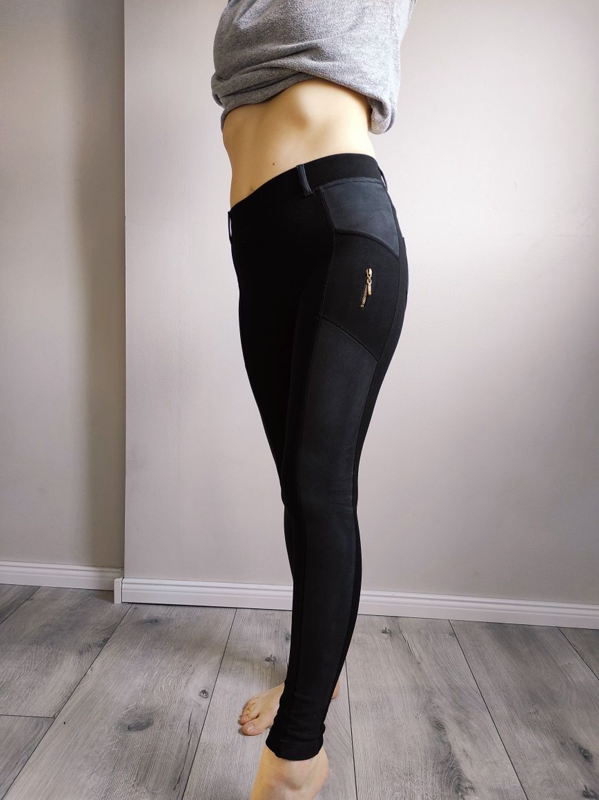 Legginsy /  spodnie / getry damskie Paulo Connerti  -  rozmiar M/L