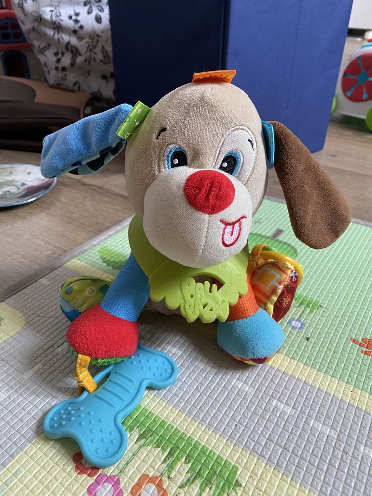 Dumel BaliBaZoo zawieszka piesek i spirala lisek dla niemowlaka