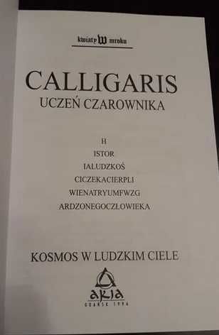 Giuseppe Calligaris Uczeń czarownika kosmos w ludzkim ciele