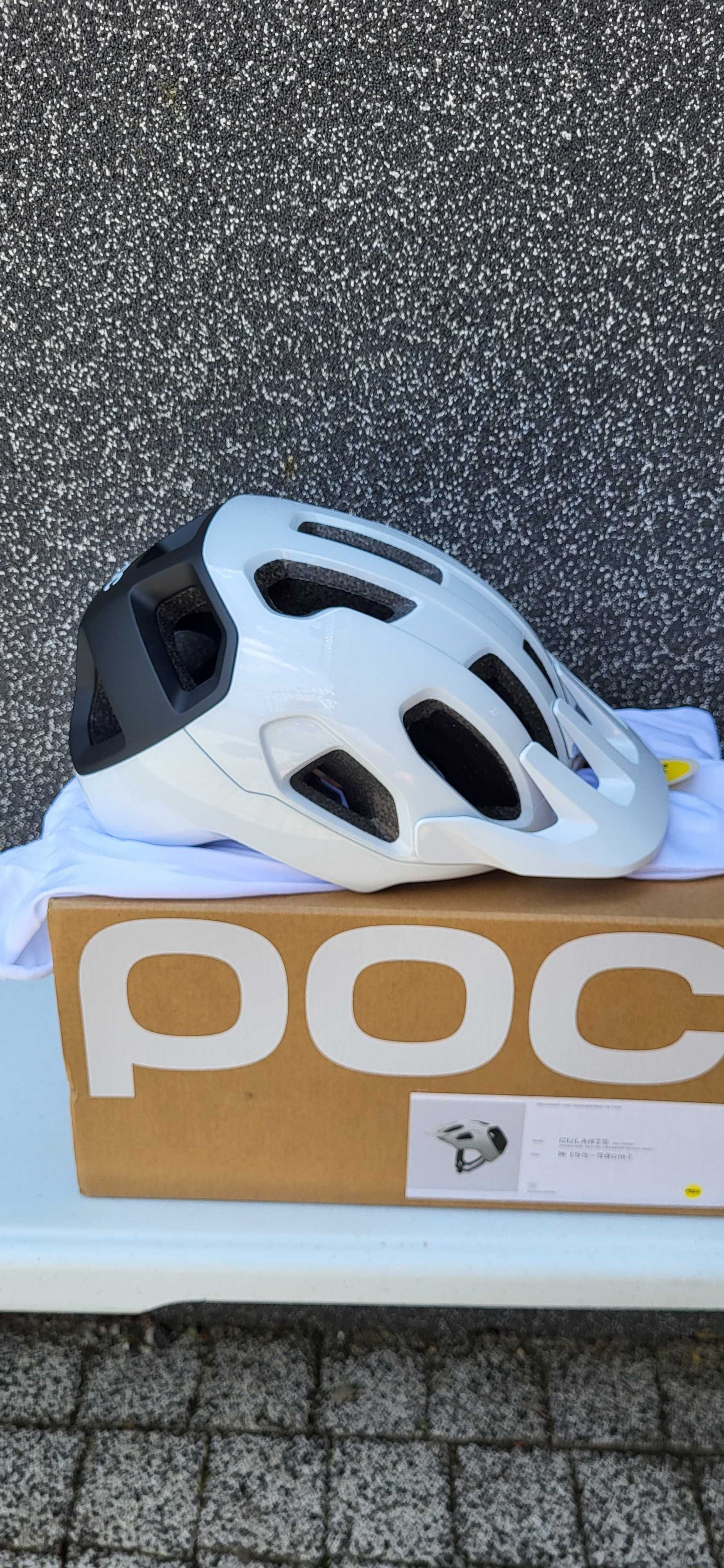 POC Cularis hydrogen white/uranium black M 55-58 cm Kask rowerowy
