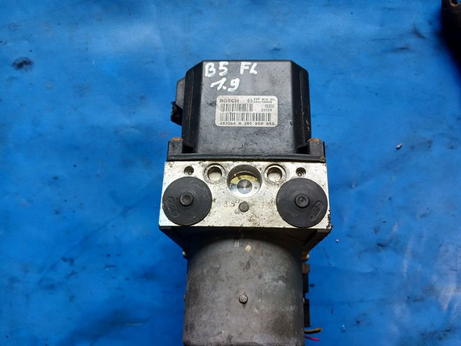 Pompa ABS Audi A4 b6 Volkswagen Passat b5 FL Lift Skoda Superb I pompa sterownik abs esp 4B0614517G Bosch 0265950055