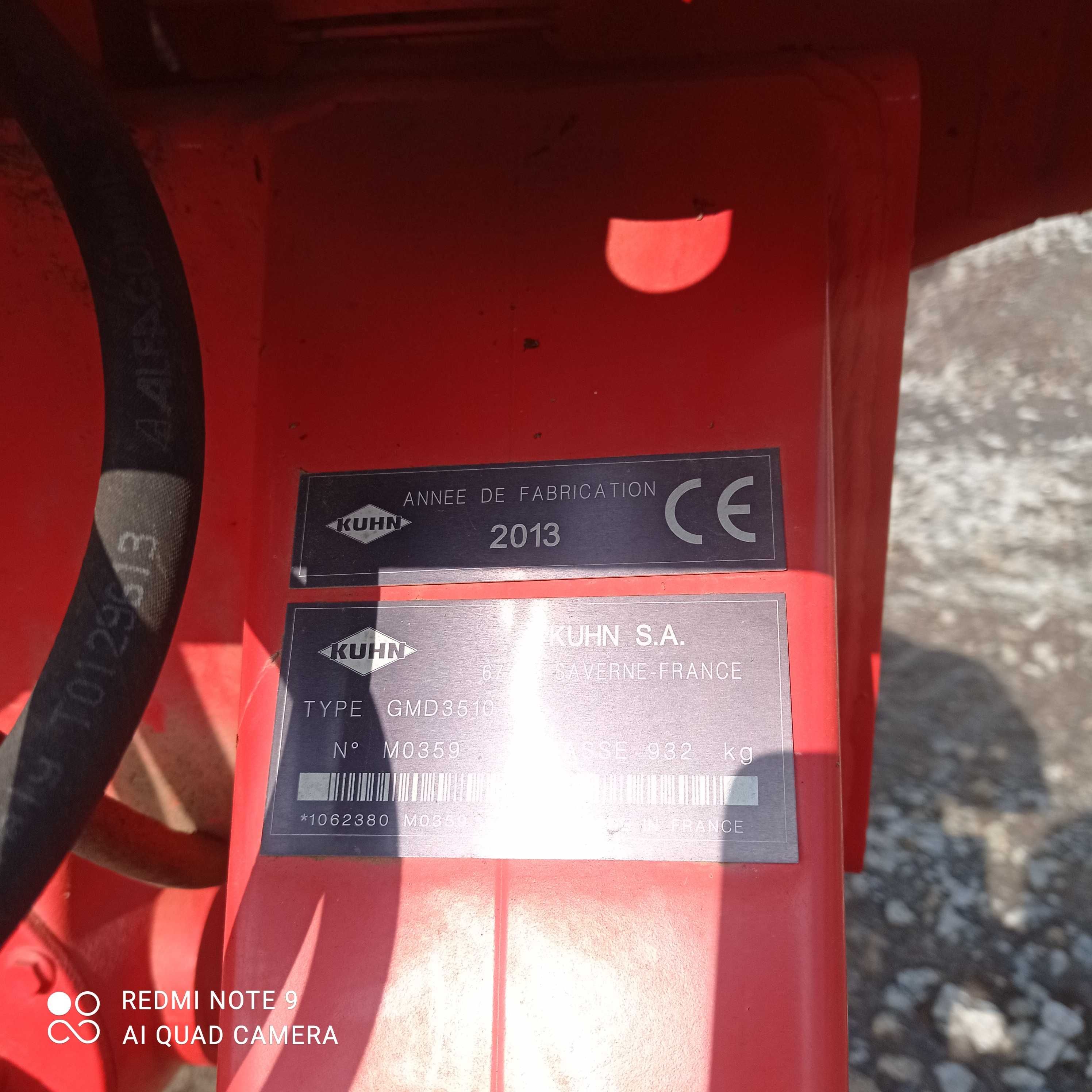 Kosiarka Kuhn gmd 3510