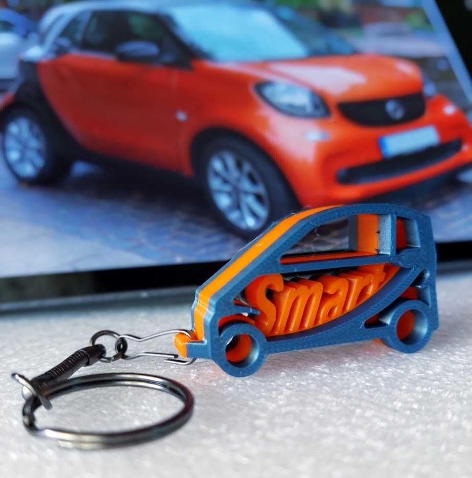 Брелок smart fortwo 450 451 forfour на ключи зажигания