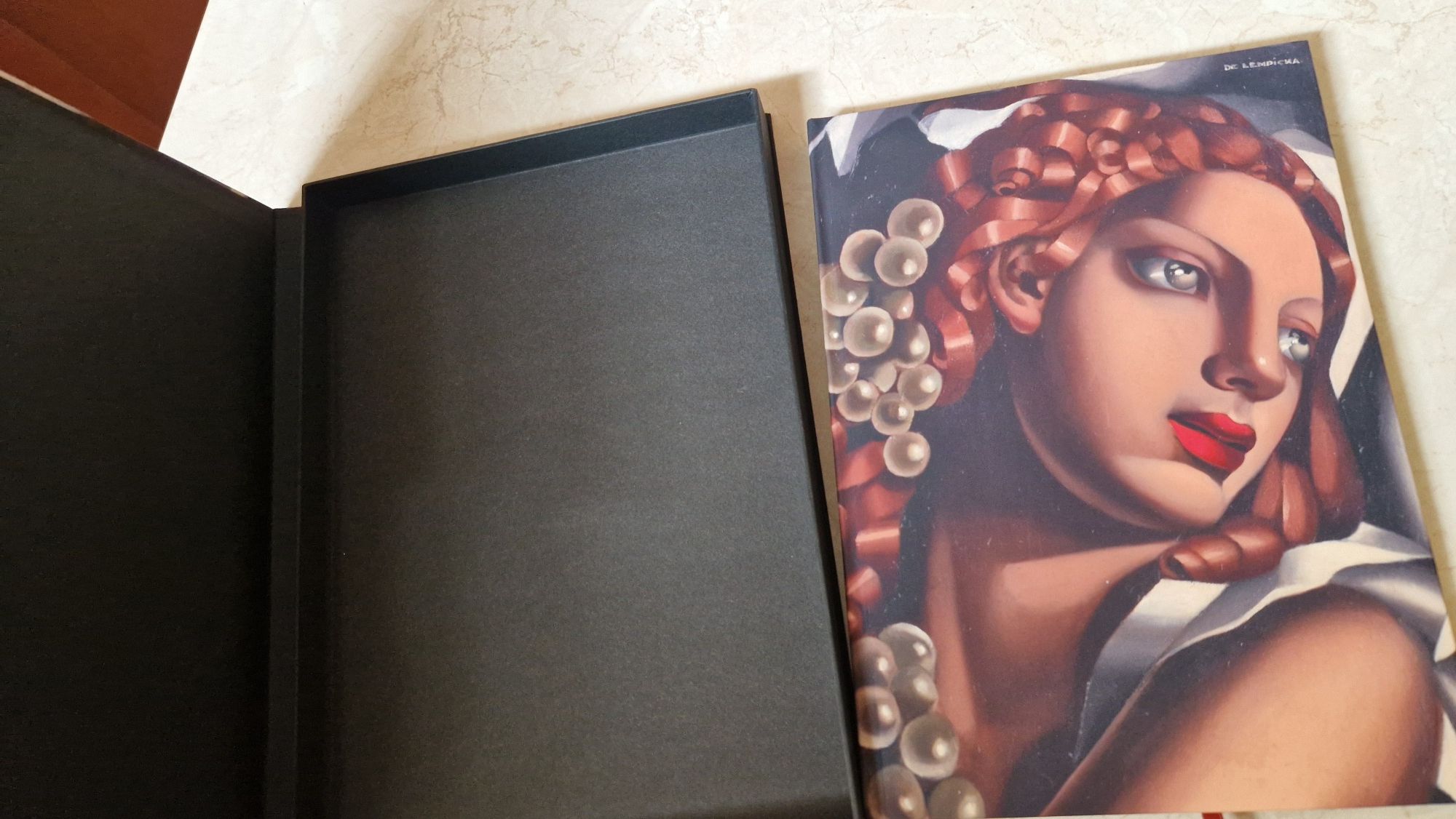 Tamara Łempicka zeszyt, notes w etui, twardej oprawie