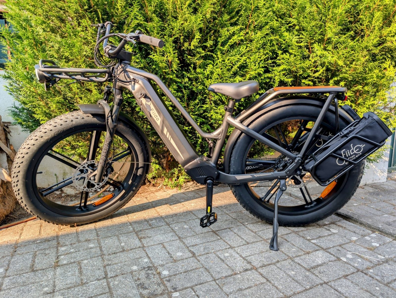 Bicicleta elétrica Fiido TITAN 2025 com Full Extras (estado como nova)