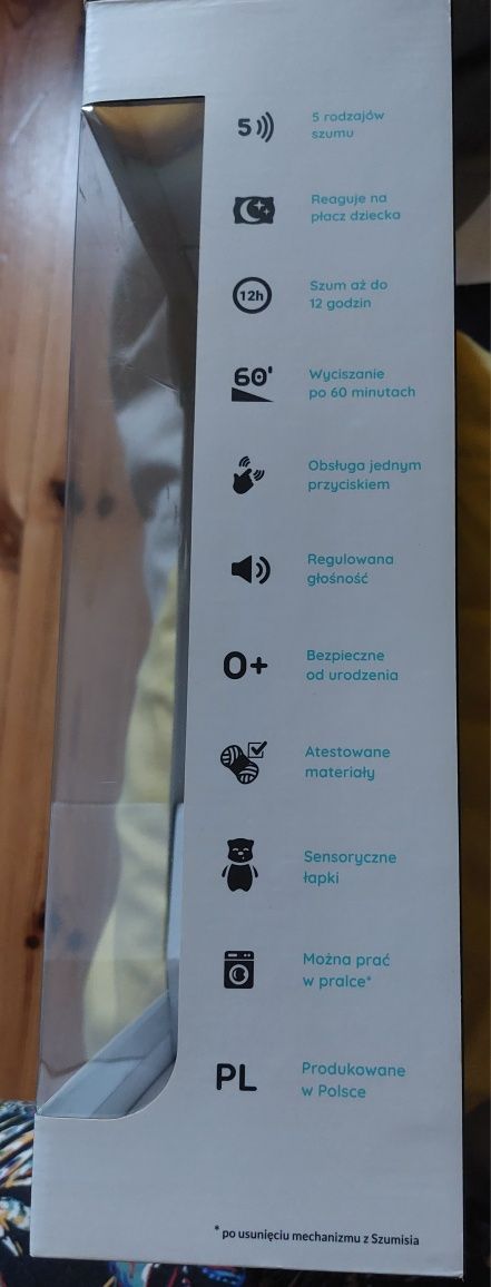 Szumisie Miś Szumiś tata Sam z czujnikiem snu