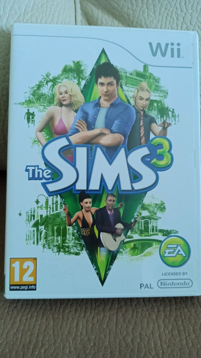 Jogo Nintendo Wii Sims 2 Pets e jogo Sims 3