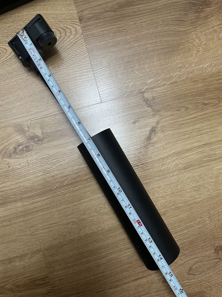 Lampa szynowa 4x GU10 czarny mat