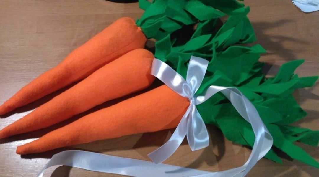 Велика морквочка під костюм зайчика, морква, іграшка
