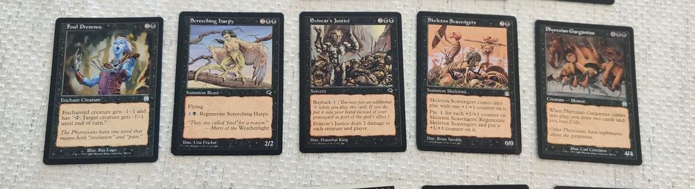 Magic the Gathering cartas aleatórias pretas