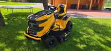 Traktorek ogrodowy Cub Cadet XT2 QS117+pług+przyczepka+łańcuchy nakoła