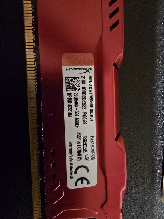 Hyperx is A Division of kingston 2x8 ddr3