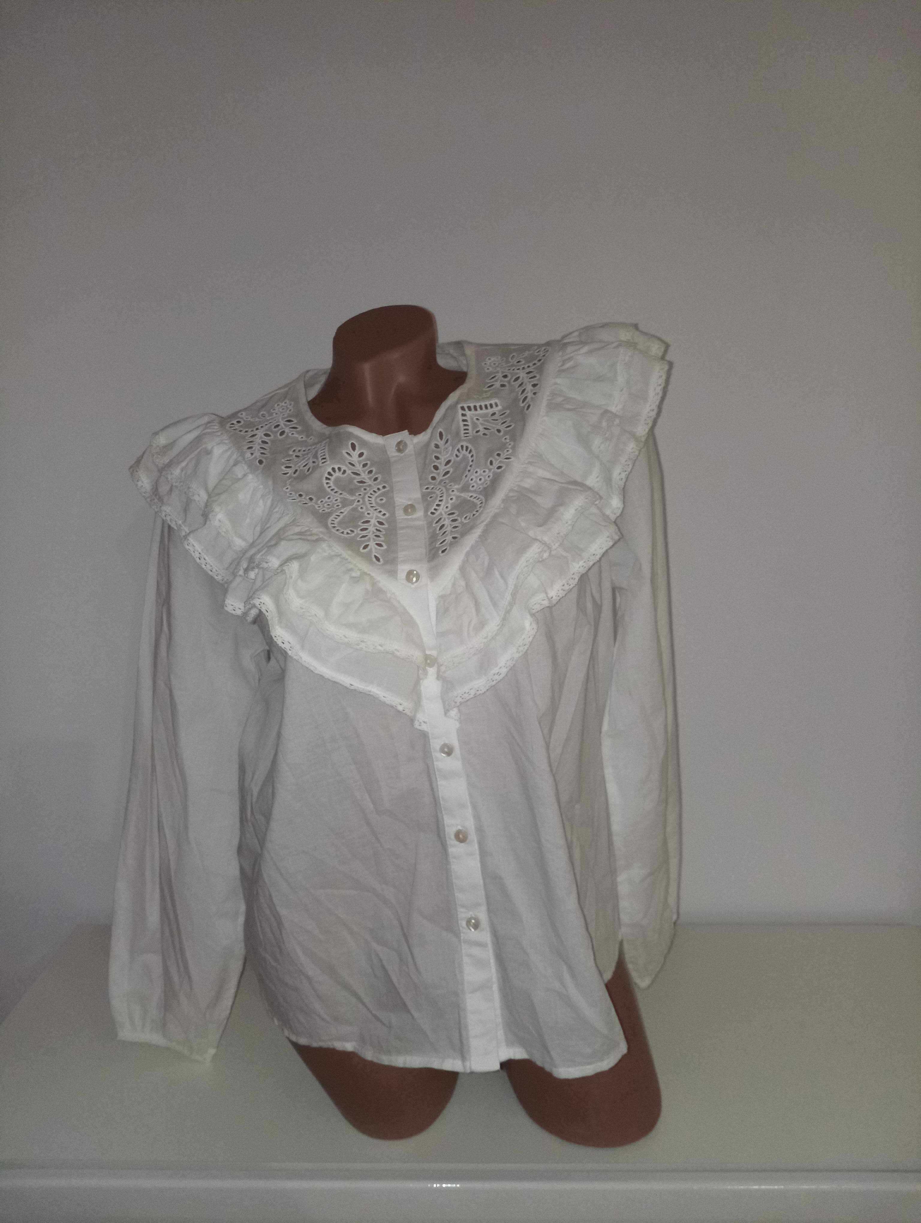 сорочка блузка з прошви 48 розмір натуральна вишивка Рішельє
