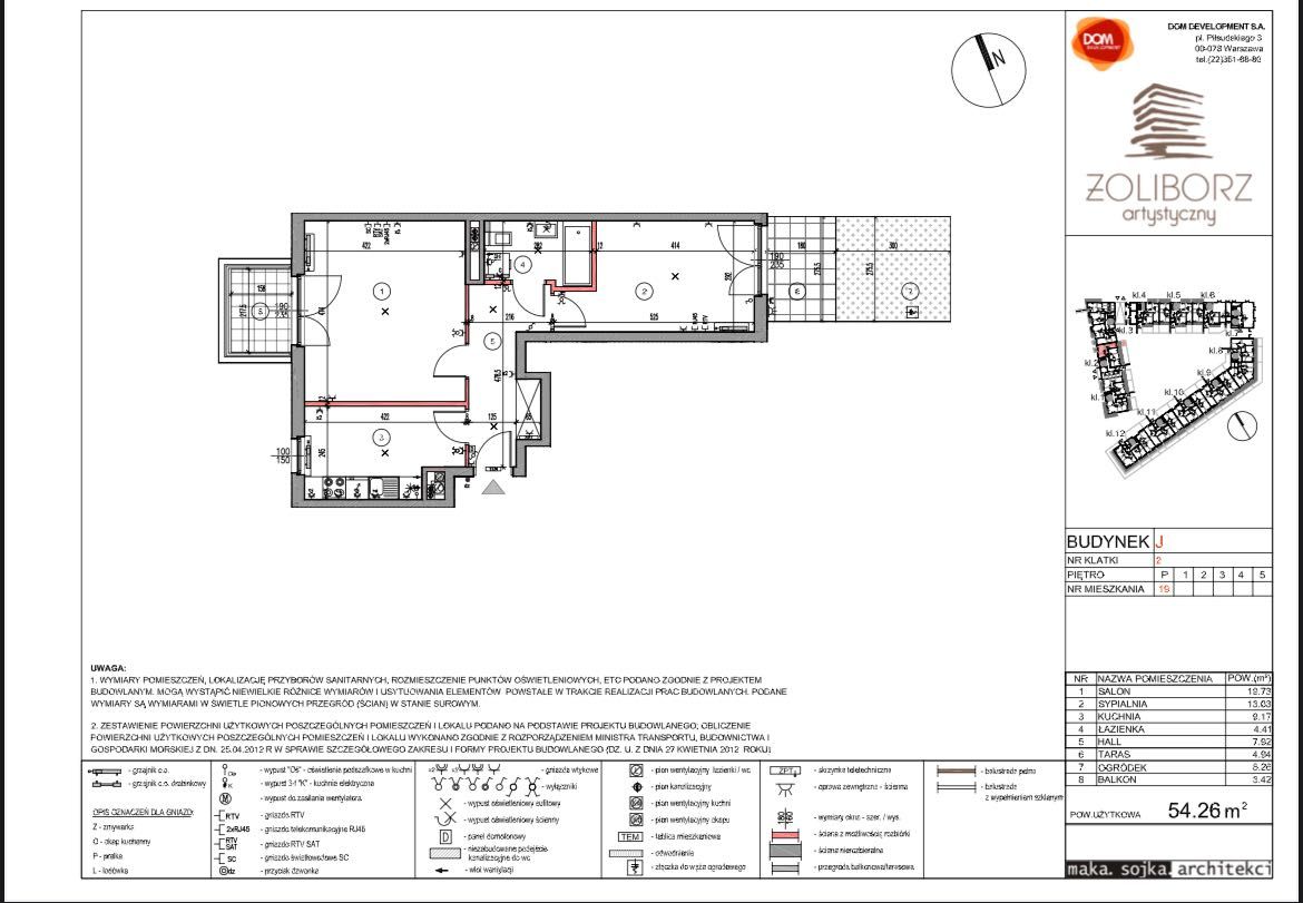Żoliborz Artystyczny 54m2, 2 pokoje, ogródek, balkon, klimatyzacja