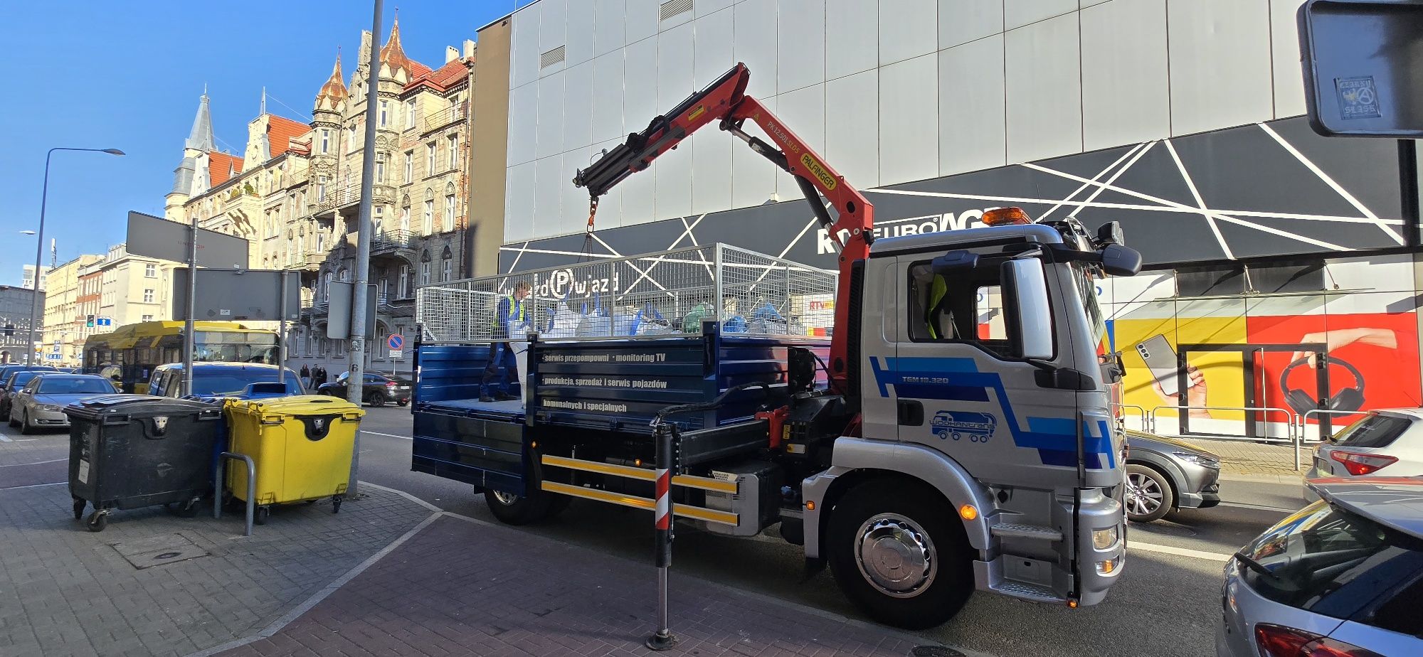 BIG-BAG worek kontener wywóz gruzu odpady śmieci meble budowa remont