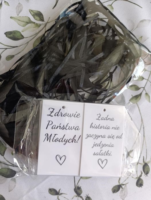 200 zawieszek na alkohol weselny, 60 zdrapek weselnych
