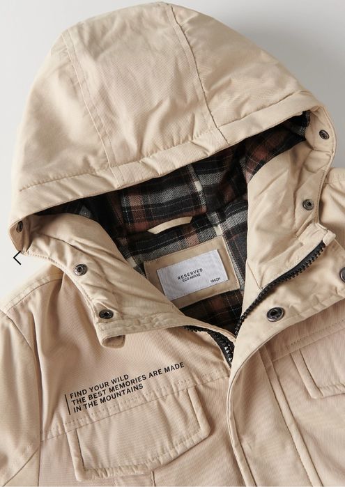 Reserved płaszcz kurtka zimowa 164 stan bardzo dobry