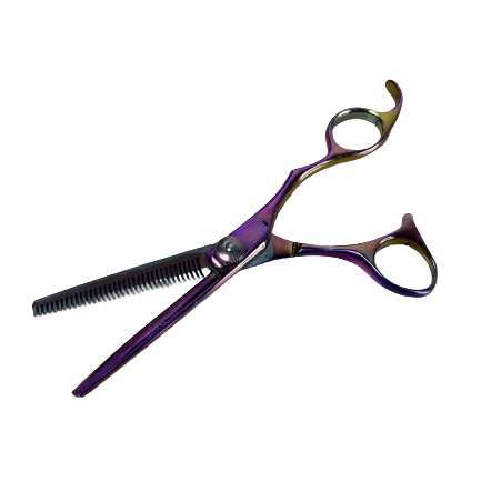 Nożyczki Degażówki Olivia Garden Silkcut Rainbow 6,35 Thinner