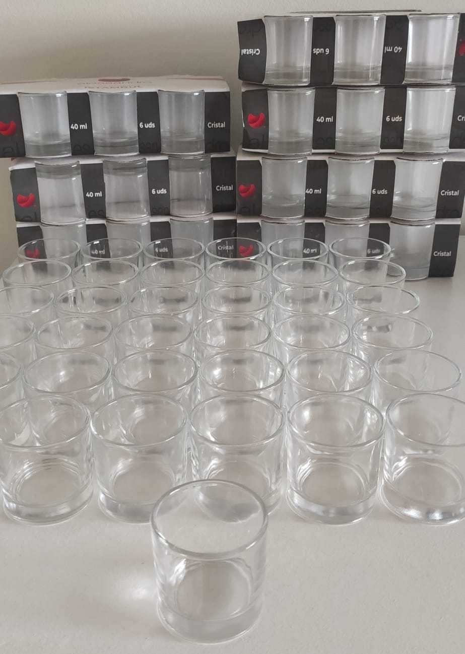 Copos de shot de vidro