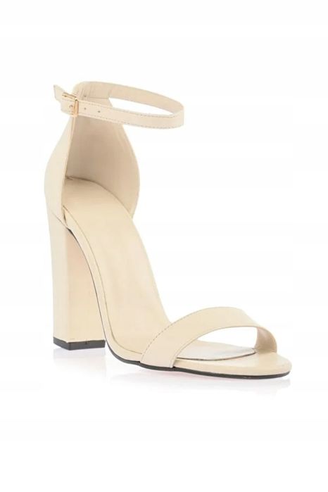 Trendyol 39 Beżowe Buty Na Słupku R9684